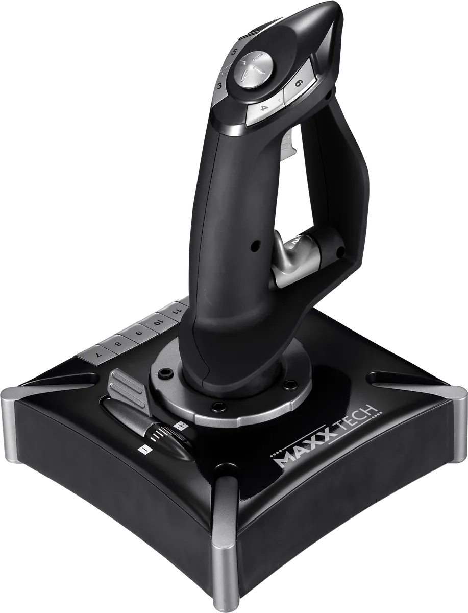 Maxx Tech Pro Flight Combo Kit For PS4, Xbox & PC