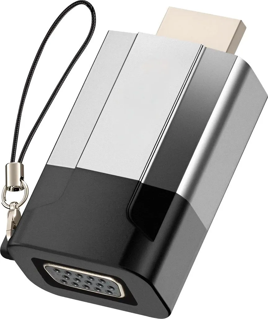 HDMI To VGA Display Adapter Plug & Play Converter For PCs Game Consoles AN