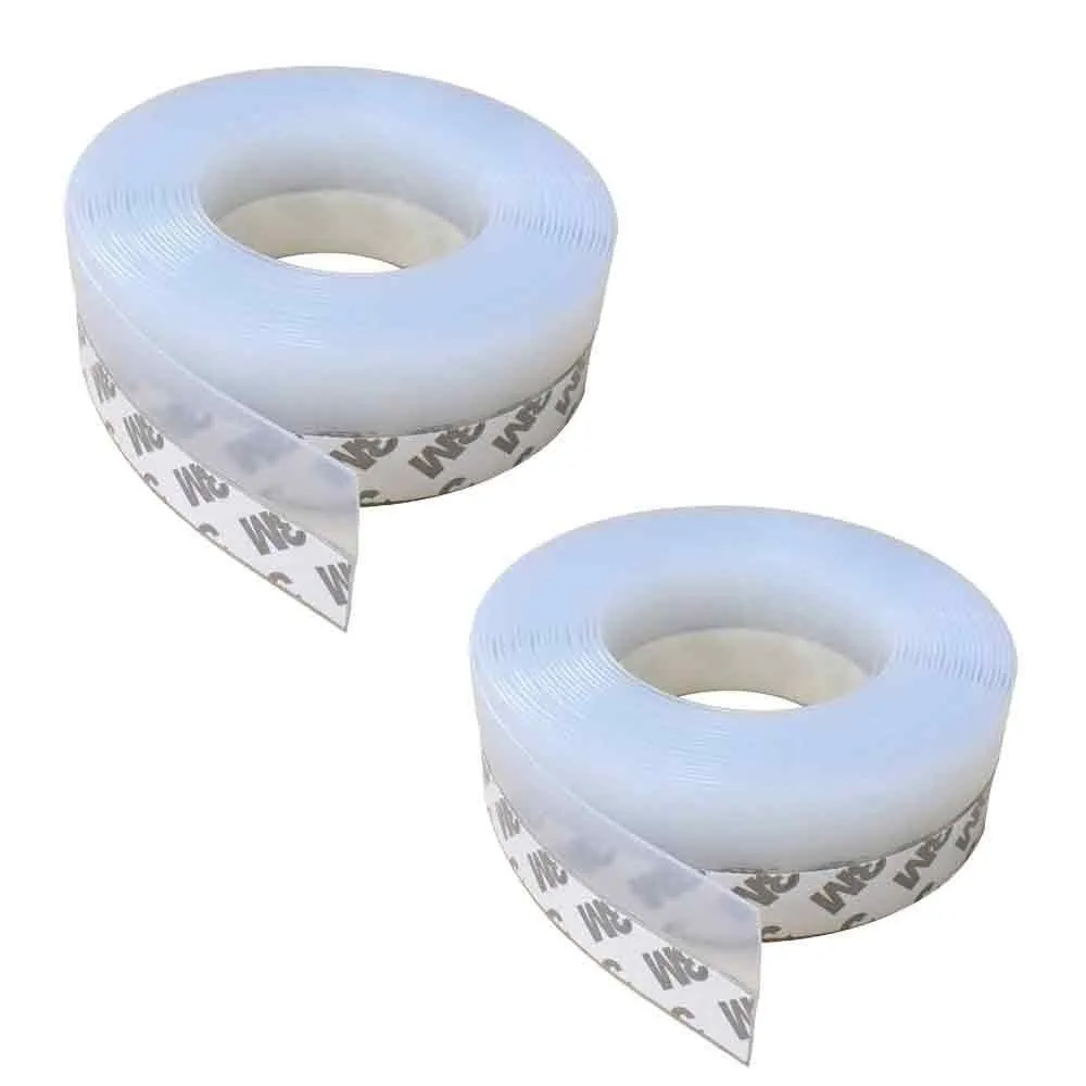 2 Pack Silicone Weather Stripping Seal Door Tape for Door Frame or Window