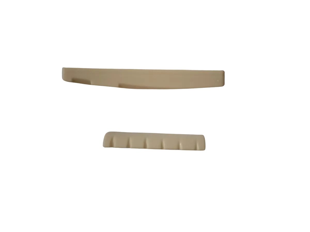 Nut and Saddle for Acoustic Guitars - white