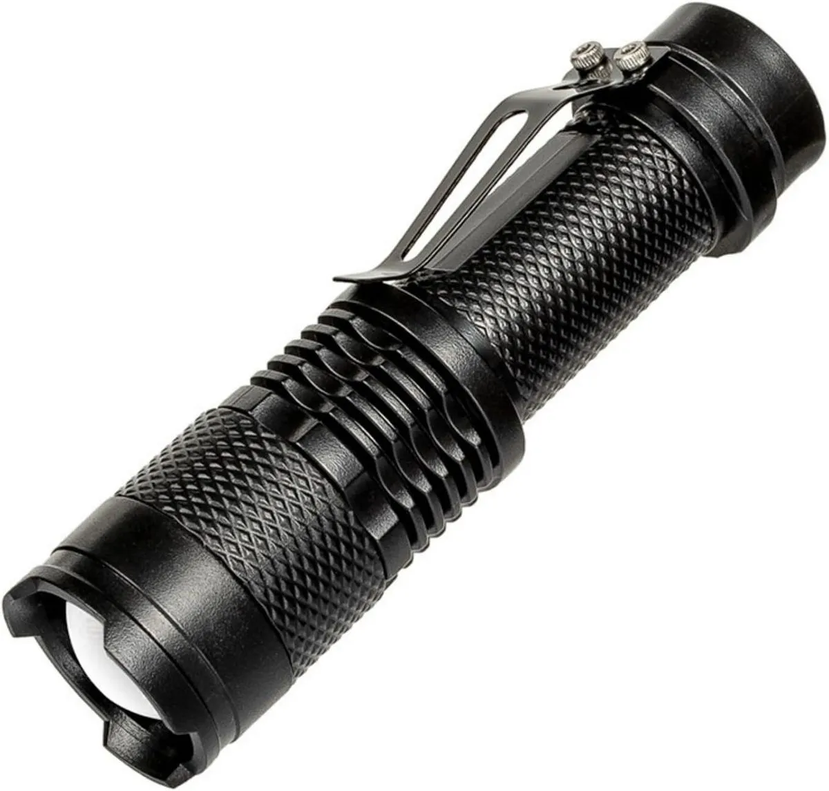 High-Power LED Torch Aluminium Alloy Portable Battery-Powered