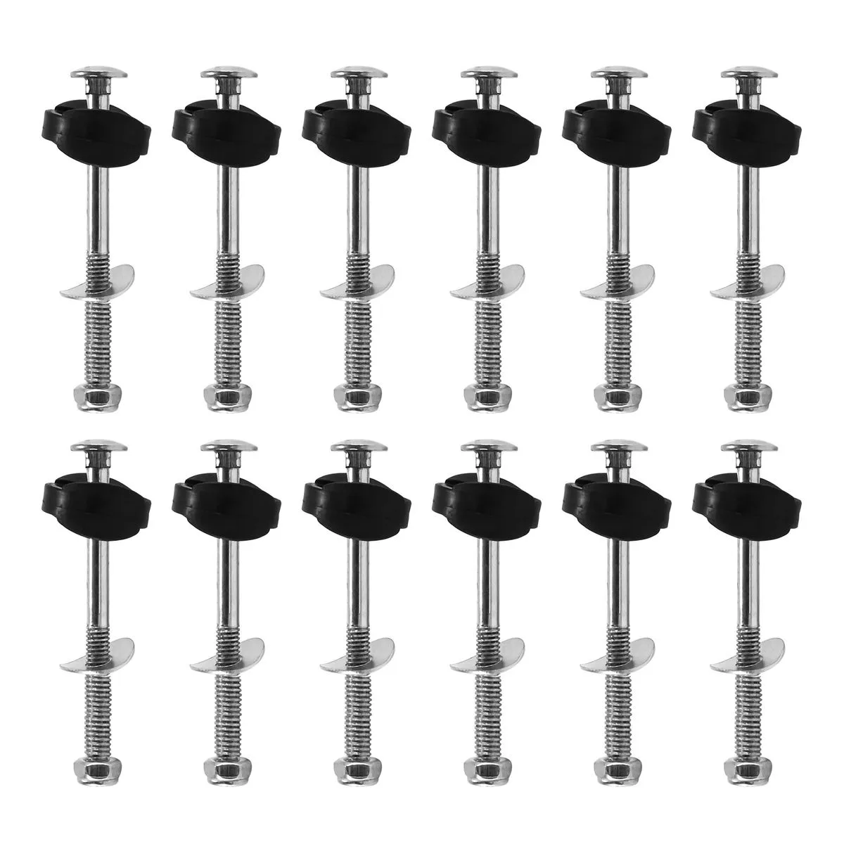 12Pcs Galvanized Steel Trampoline Screws For Trampoline Assembly