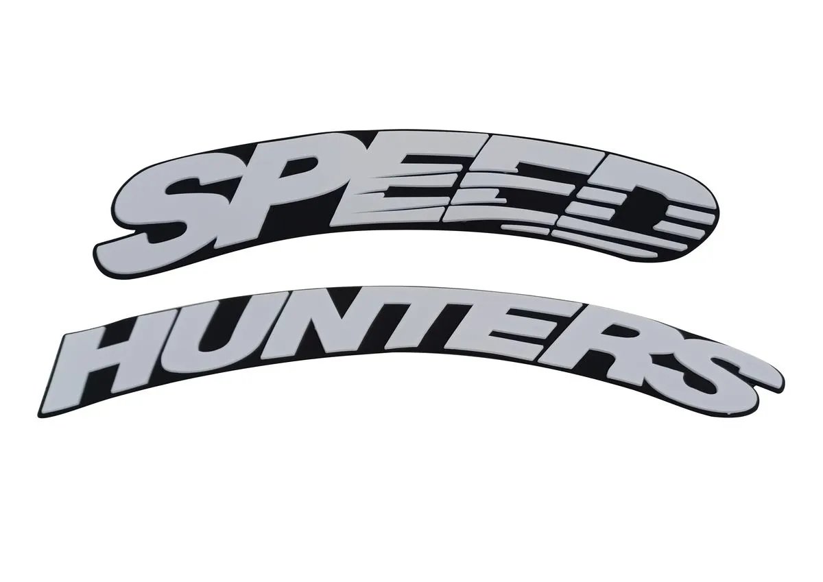 Speed Hunter - Tyre Decals/Stickers - Black, White