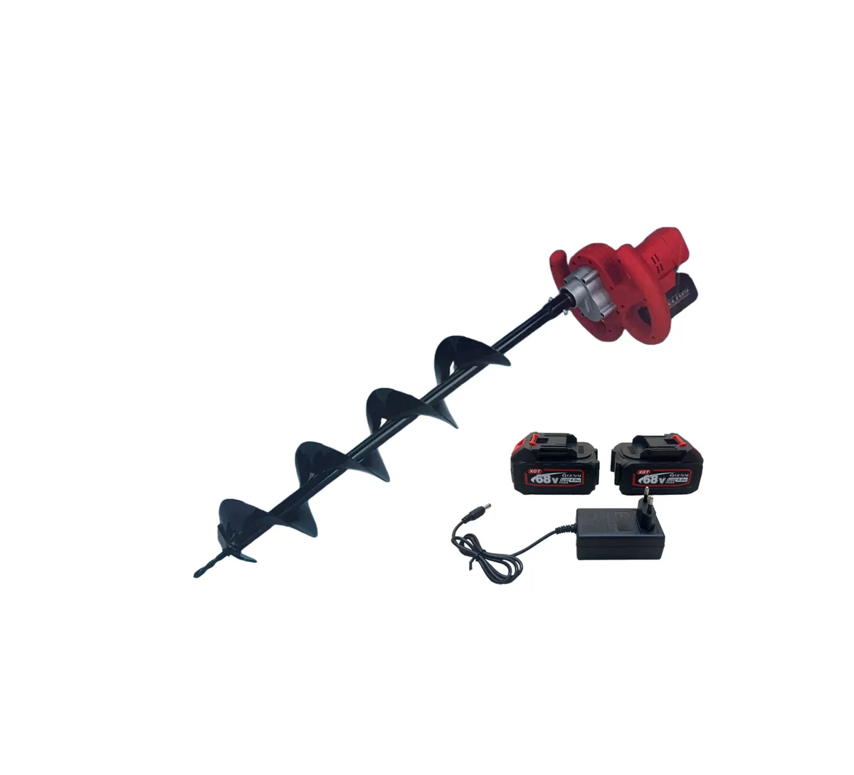 Electric Garden Tools Earth Auger Machine With Two 60V Battery