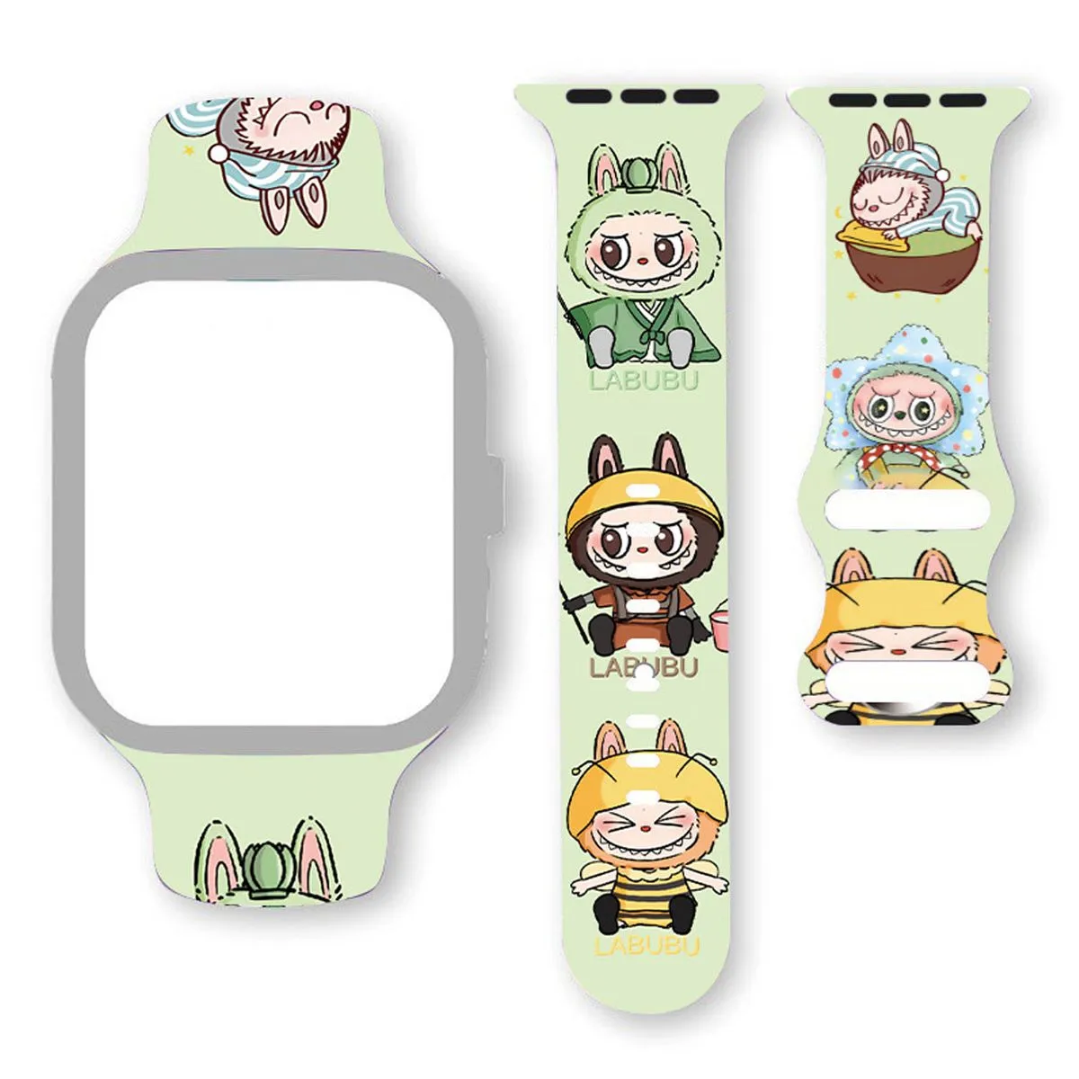 Silicone Band Compatible with iWatch 38/40/41mm 1-9, SE & 42mm 10/11 Strap