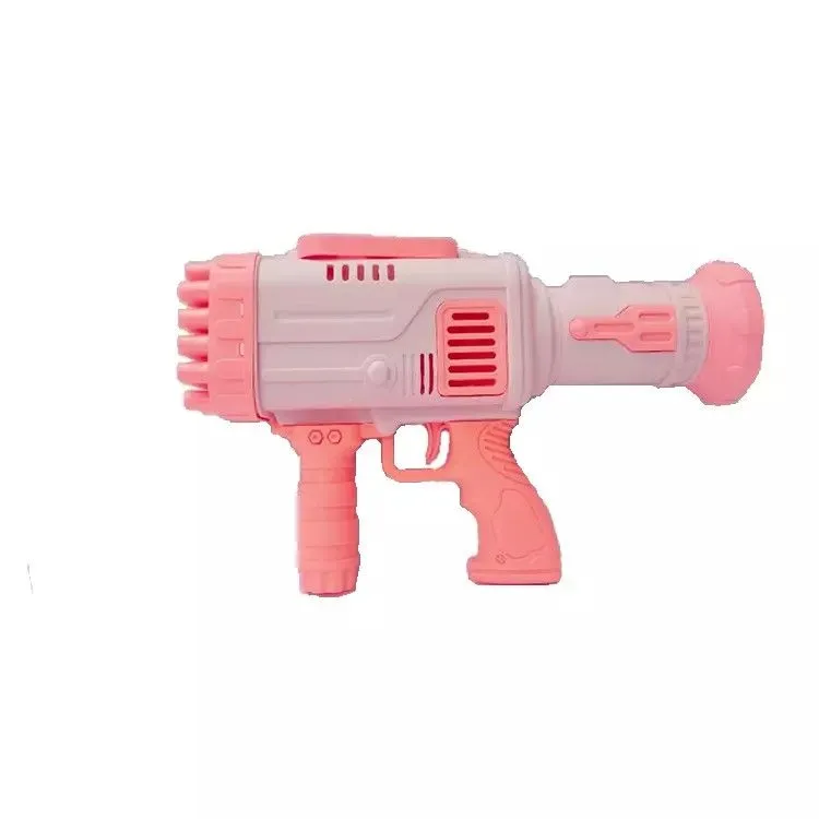 32 Hole Bazooka Bubble Gun - Pink