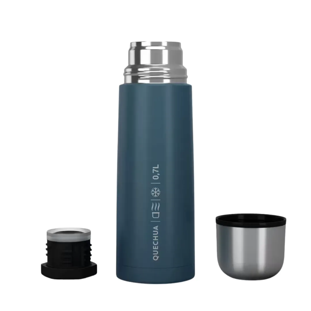 Quechua Essential Stainless Steel Isothermal / Insulated Flask - 700ml