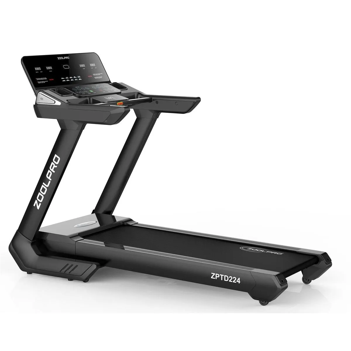 Zoolpro Motorized Exercise Electric Workout Running Treadmill Black