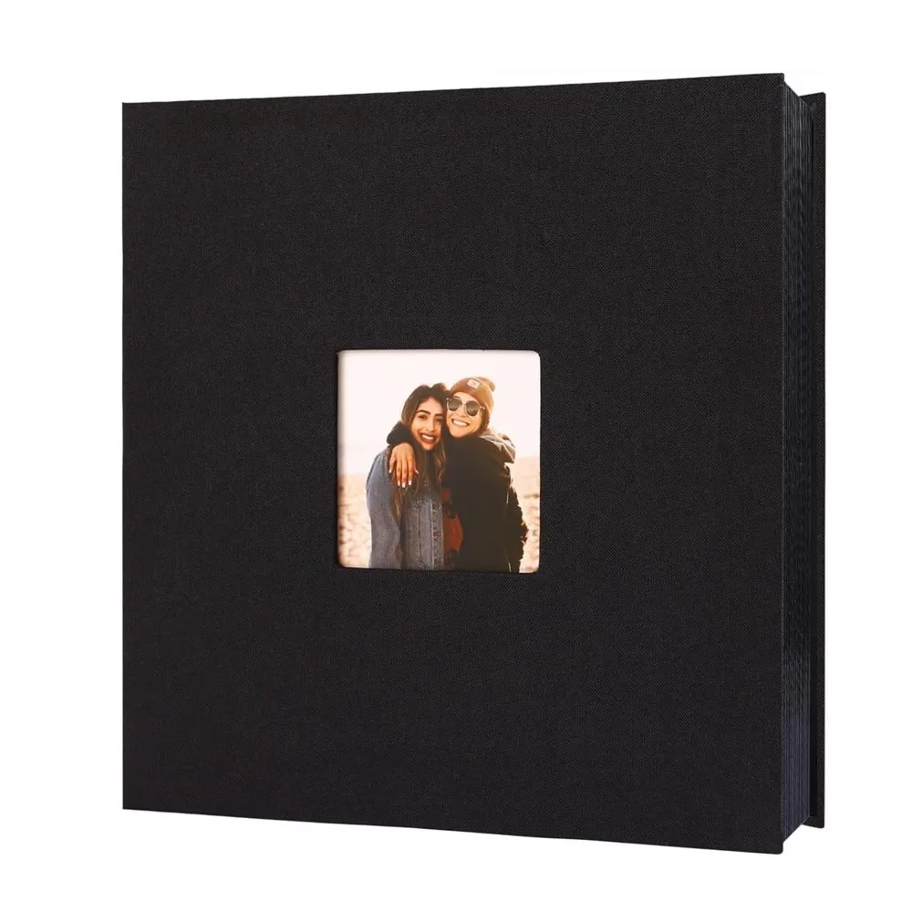 Craft Scrapbooking DIY 40 Page Self Adhesive Photo Album 28cm - Black