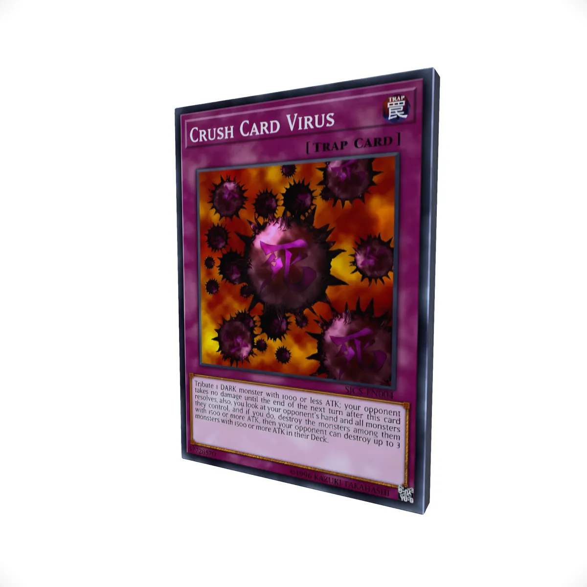 Crush Card Virus - Yu-Gi-Oh! Card Themed Mouse Pad