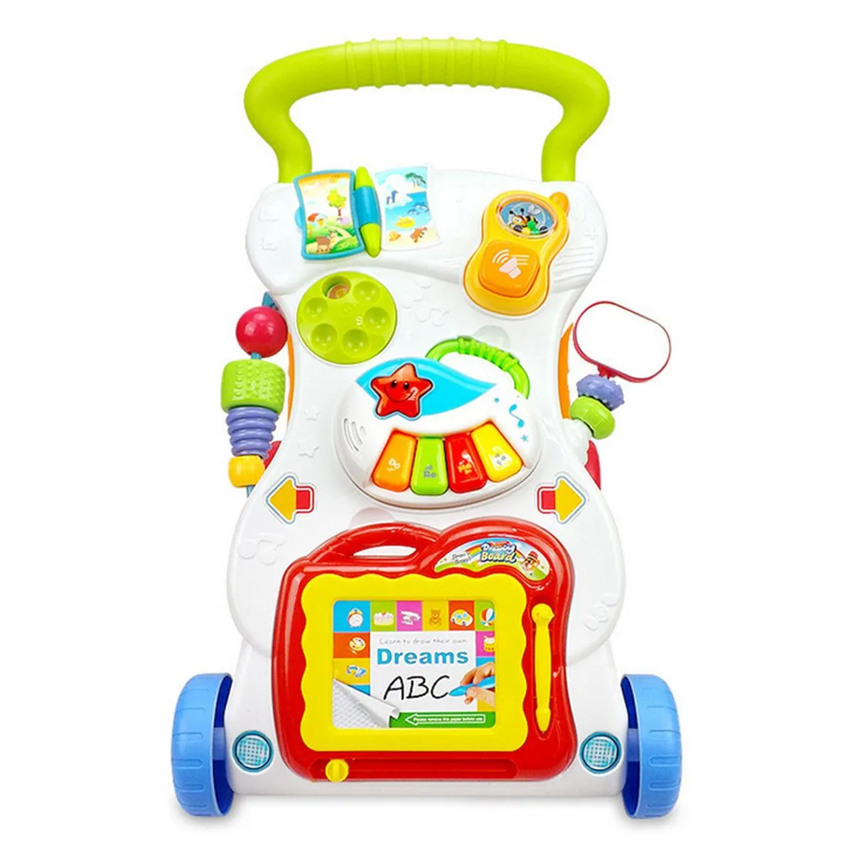 Multifunctional Baby Sit-To-Stand Musical & Activity Stroller Walker