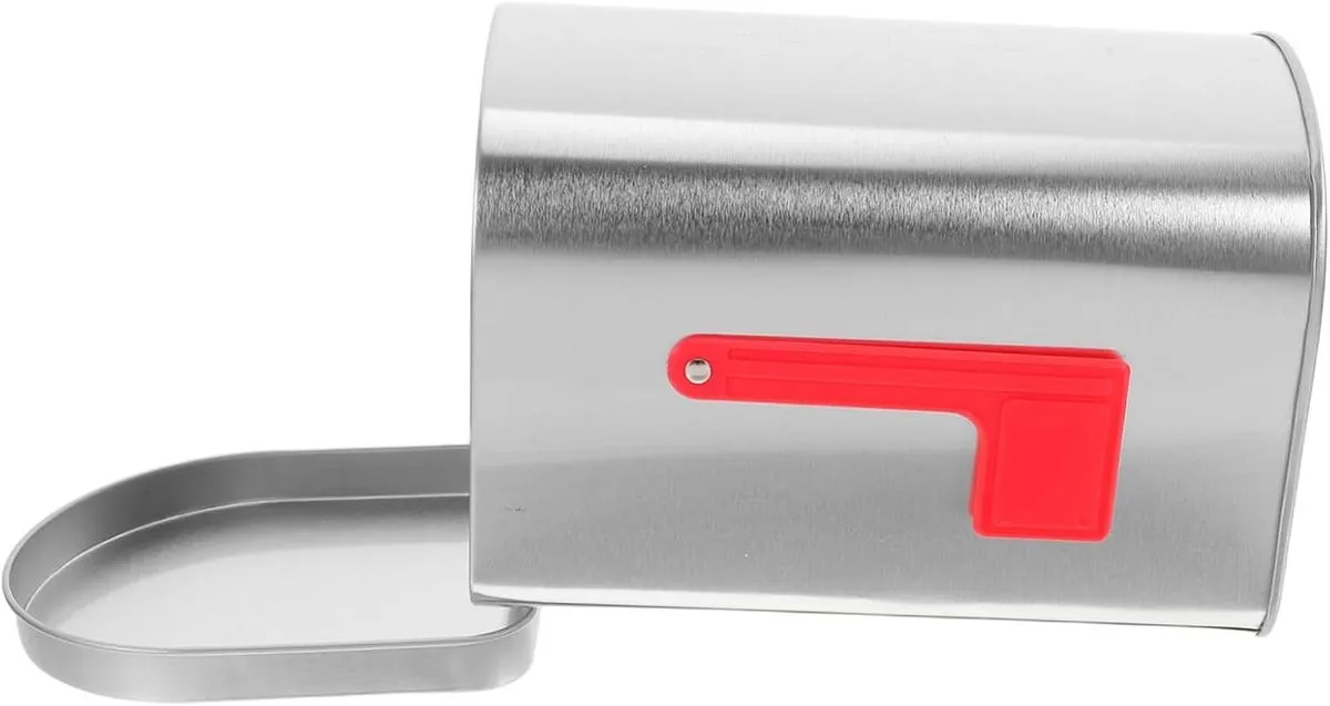 Elegant Tinplate Mailbox Large Capacity Storage Case for Boys and Girls
