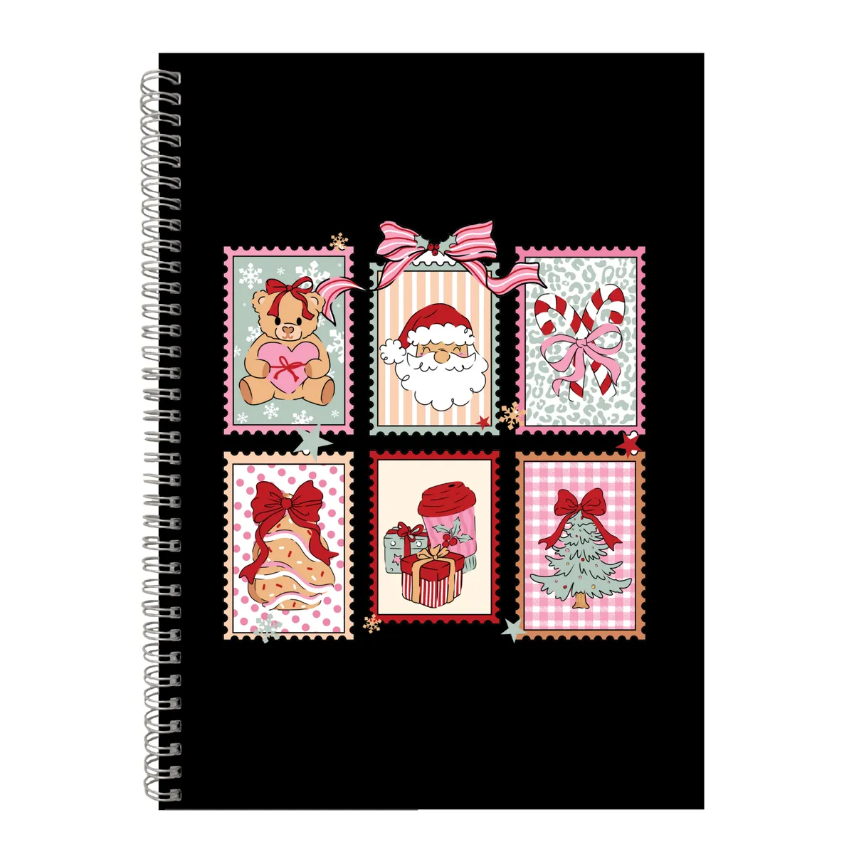 Christmas Postage Stamp Writing Notepad Gift Idea Notebook A4 402