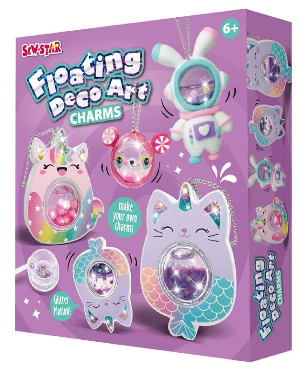 Sew-Star Fun DIY Floating Charm Deco Art - Unicorn Edition