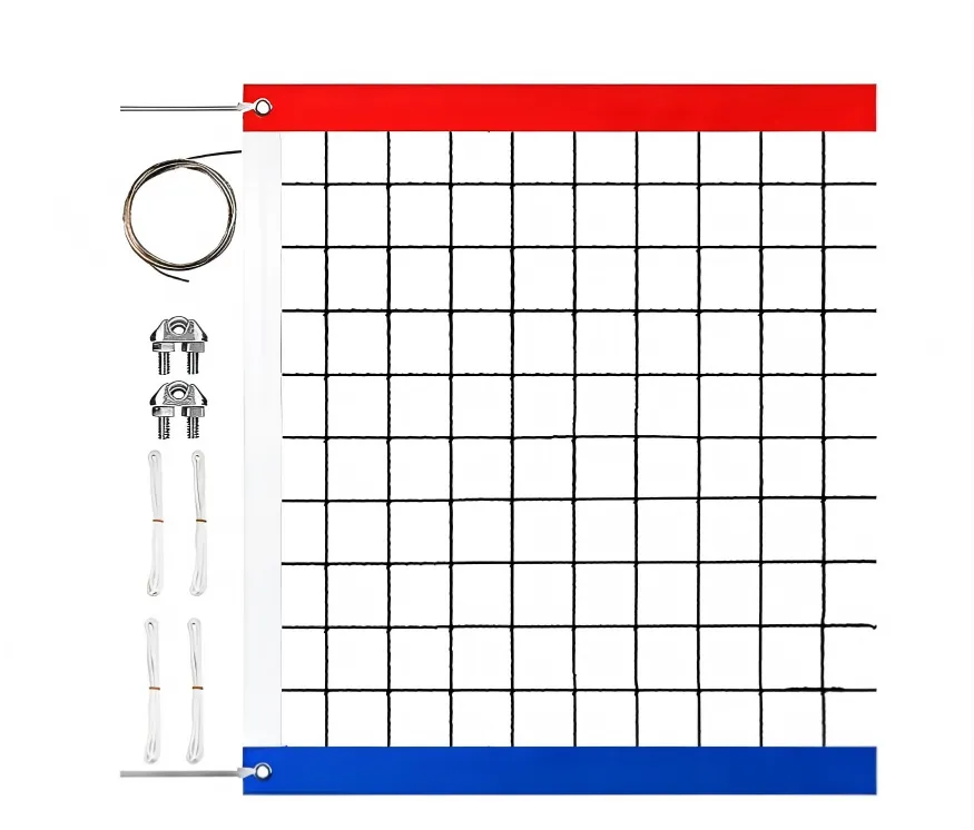 QKTNIUBI Professional Volleyball Net - Portable Beach Volleyball Net