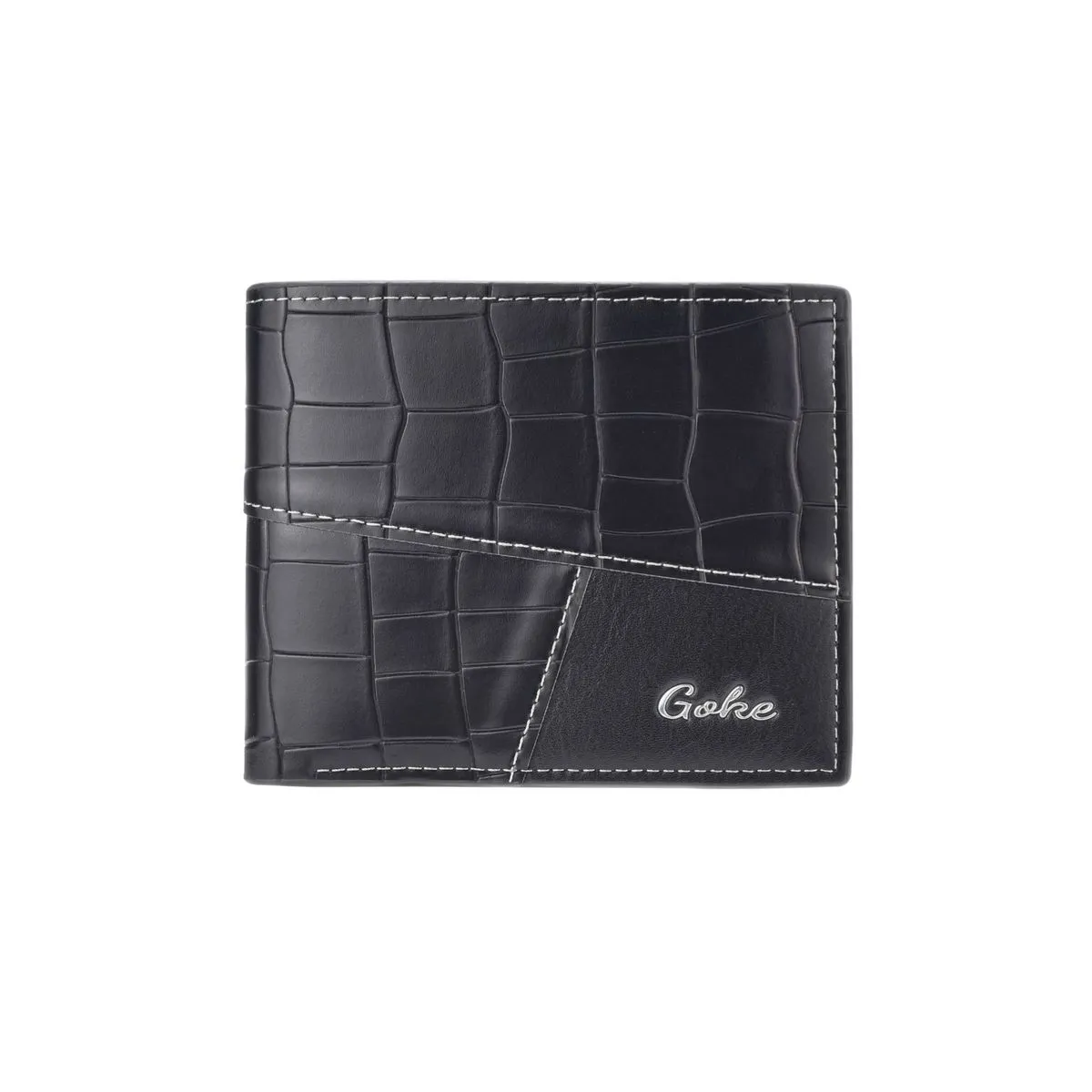 Men's Wallet Short Wallet Business Coin Bag - Black