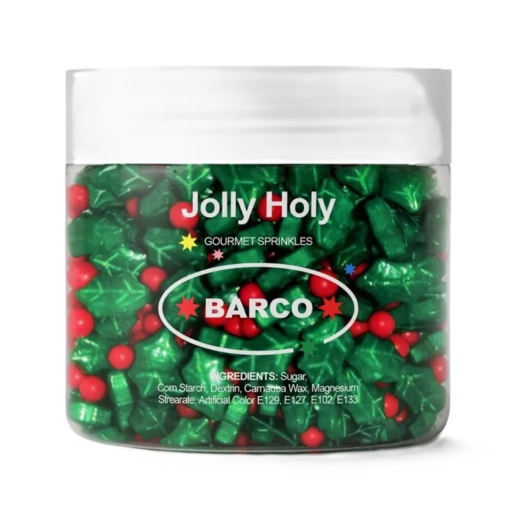 Barco Jolly Holly Sprinkles - 1 x 50g