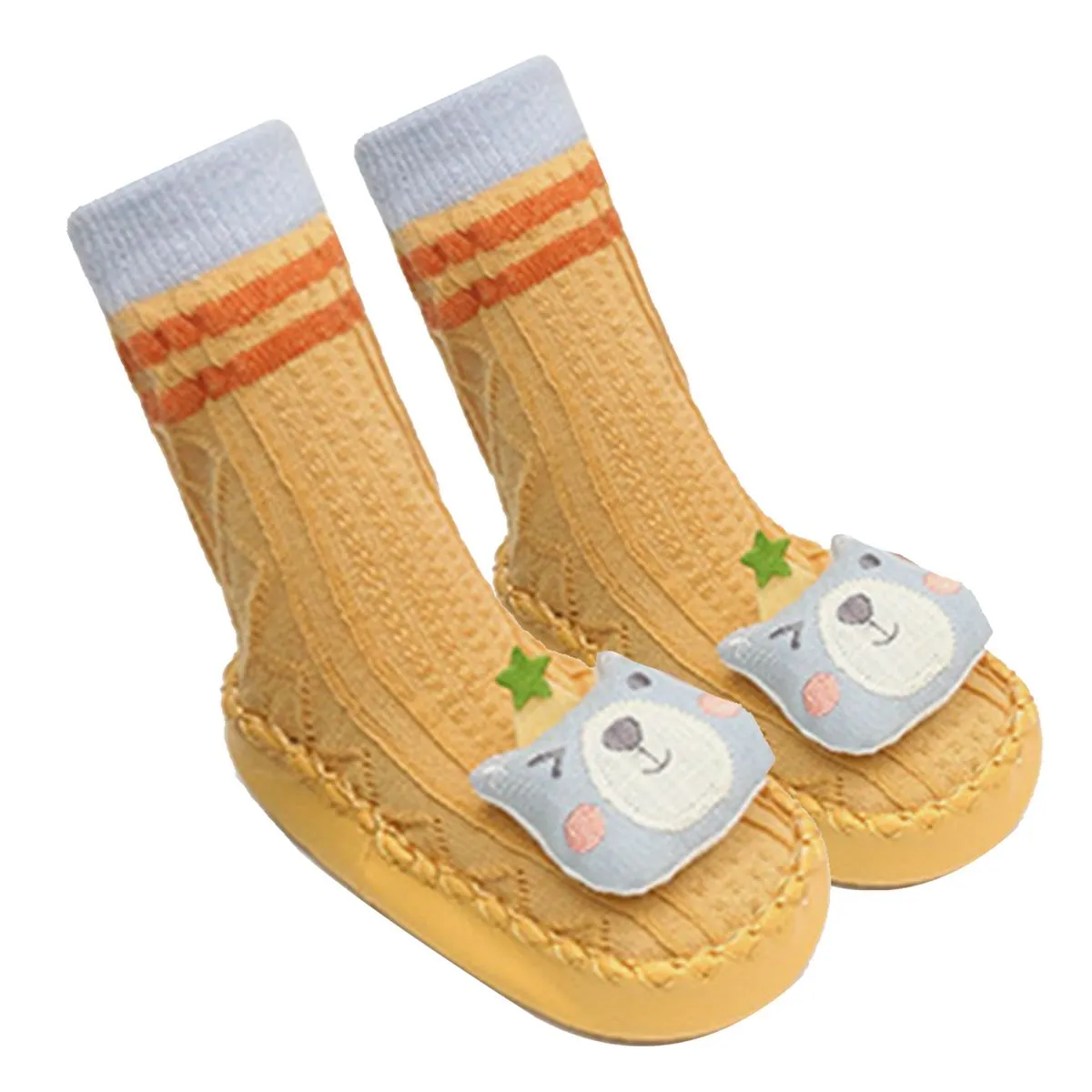 Soft Baby Sock Shoes Anti-Slip for Infant Boys Girls