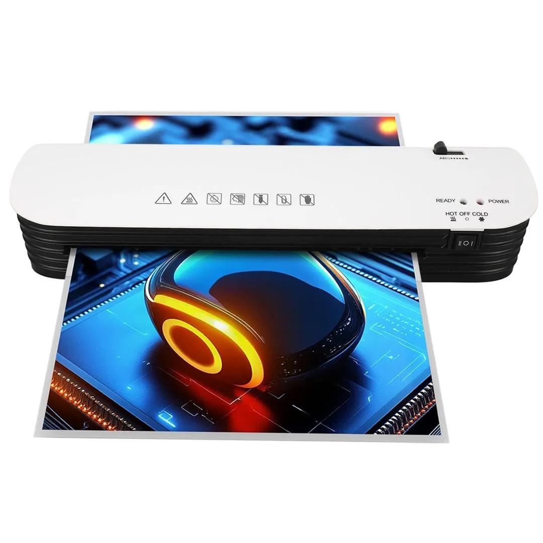 Laminator A4 hot/cold Laminating Machine with 50 A4 laminating sheets