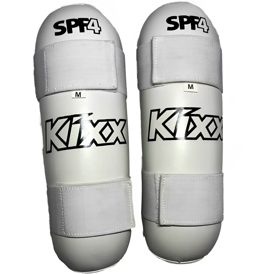 Kixx White Shin Guard Protector - White - S