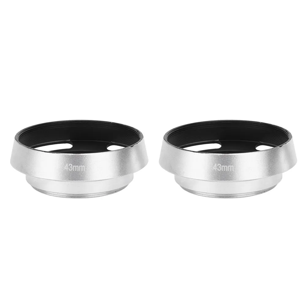 2pc 43mm alloy hoods for Leica