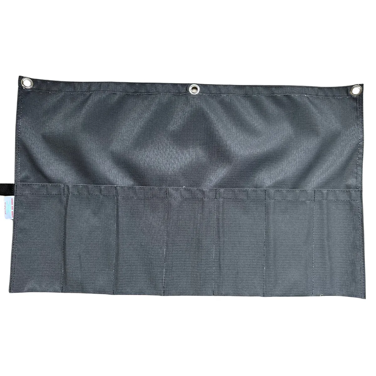 BBQ and Braai Tool Utensil Kit Roll - Ripstop - Black
