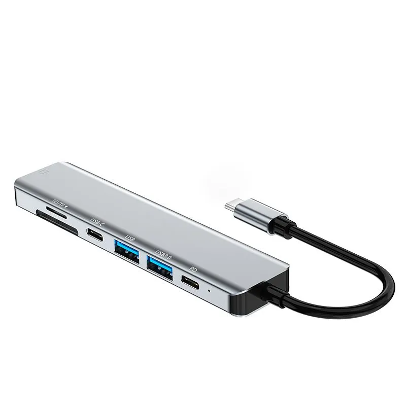 BezosMax 7 in 1 USB C Hub with 4K HDMI Charging Docking Station Adapter