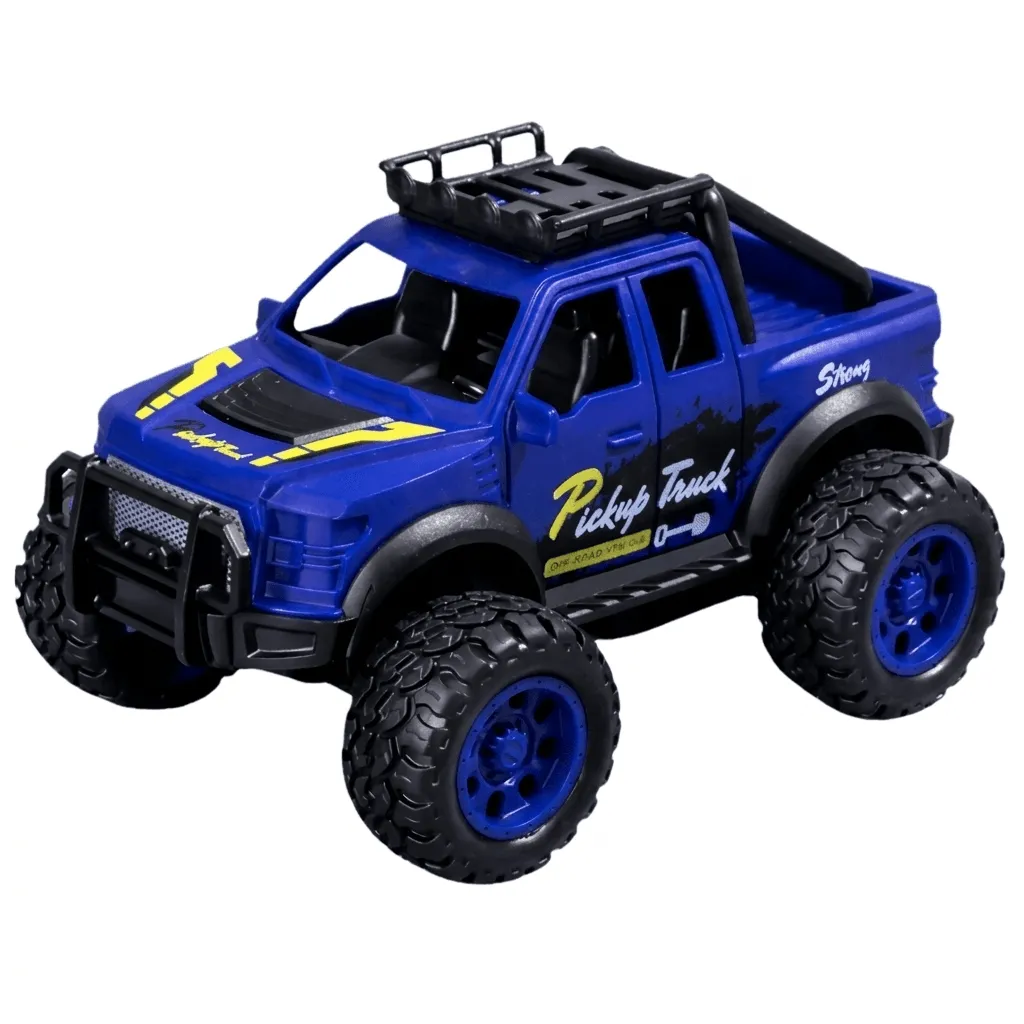 Inertia Slide Pickup Truck Toy For Ages 3+ - Blue