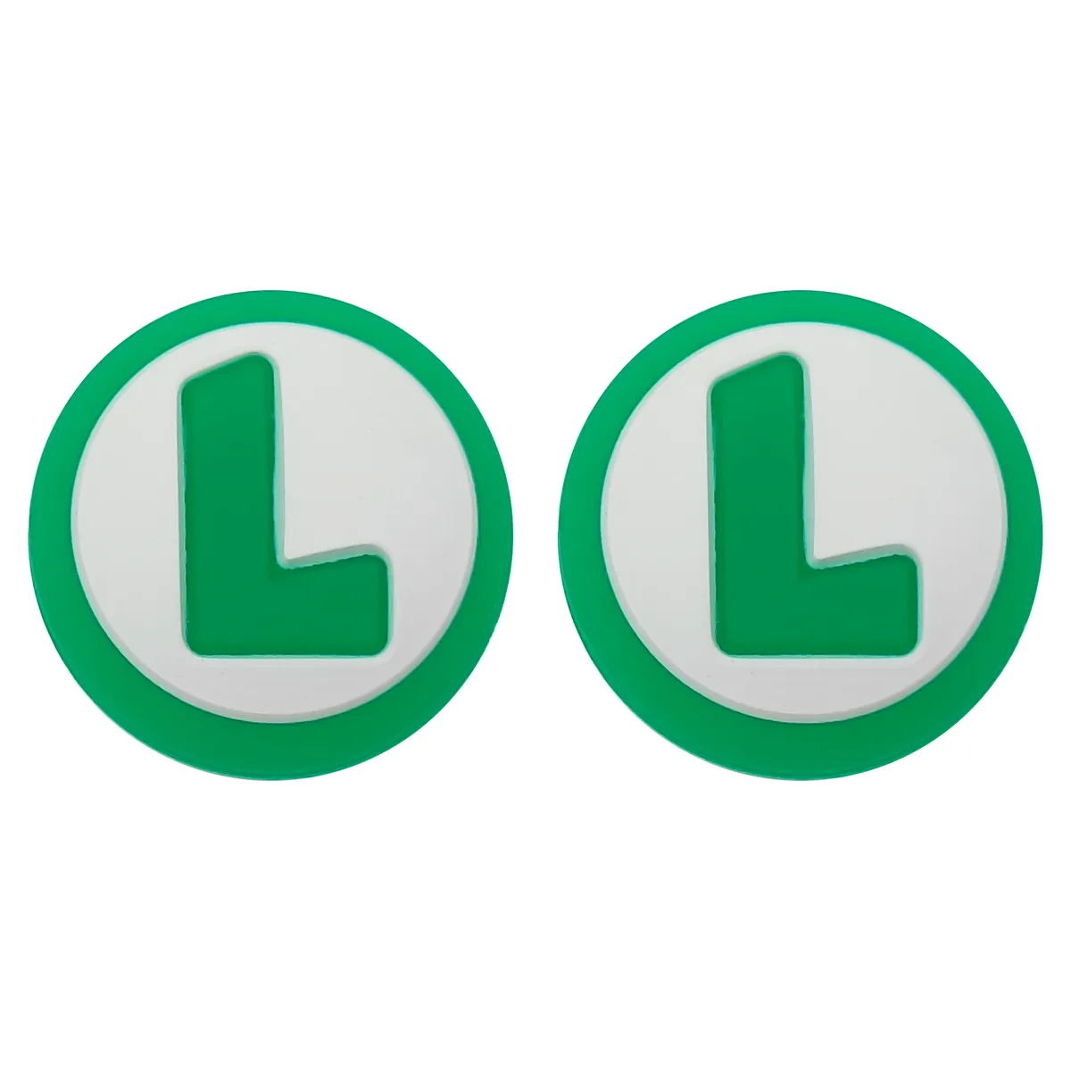 2 Piece Mario & Luigi Thumb Grips Compatible with PS4,PS5,Nintendo And XBOX - Green