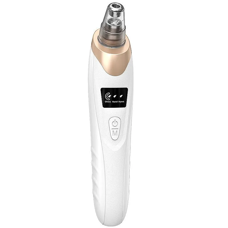 Blackhead remover pore vacuum with adjustable suction for facial cleansing