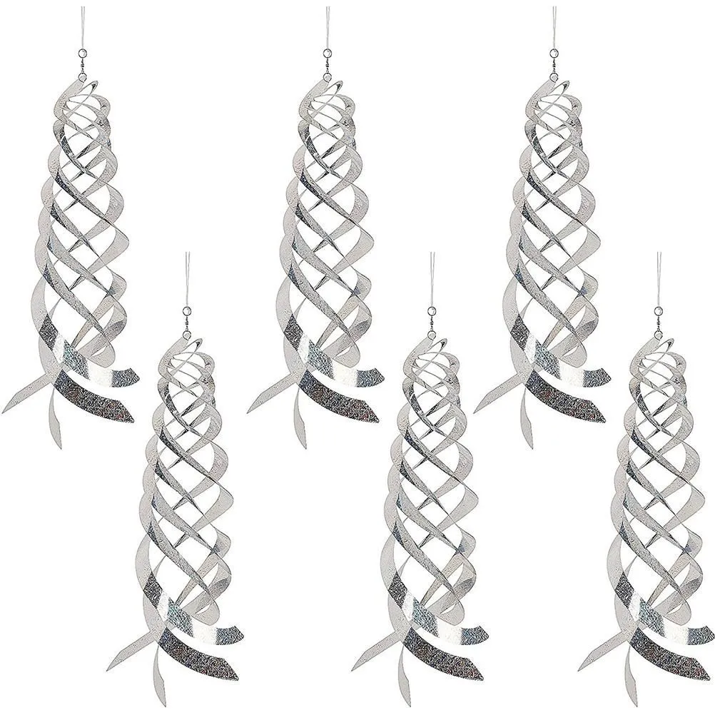 6Pieces Spiral Bird Repellent Reflectors