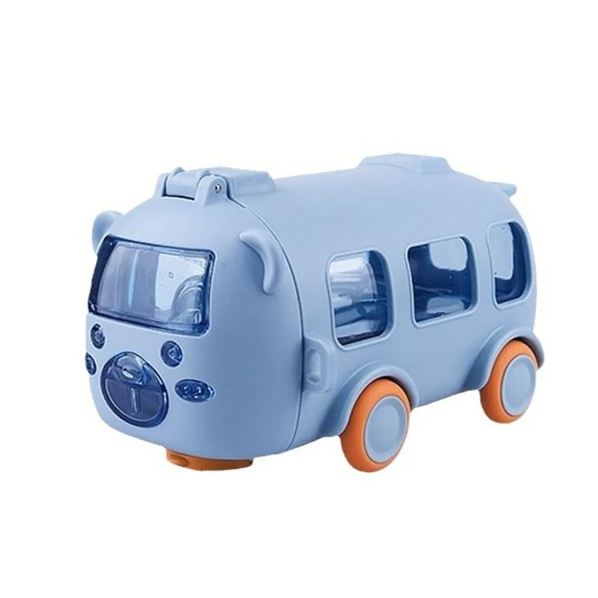 Kids Bus Water Bottle - Blue