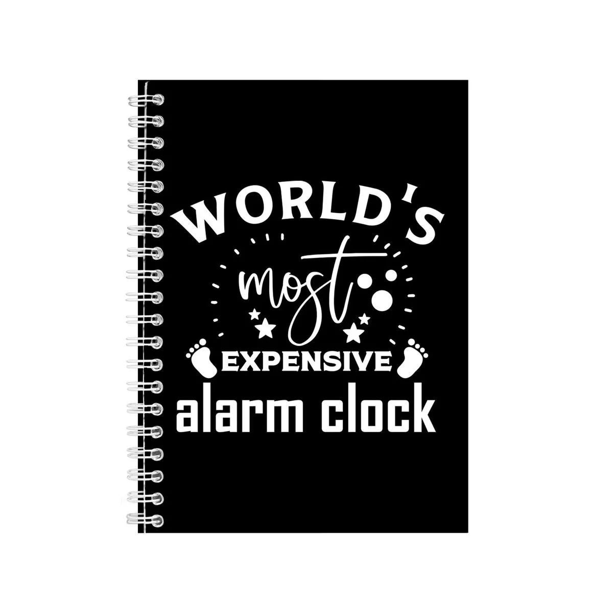 Alarm Gift Idea A5 Notepad Baby Themed Adorable present 302