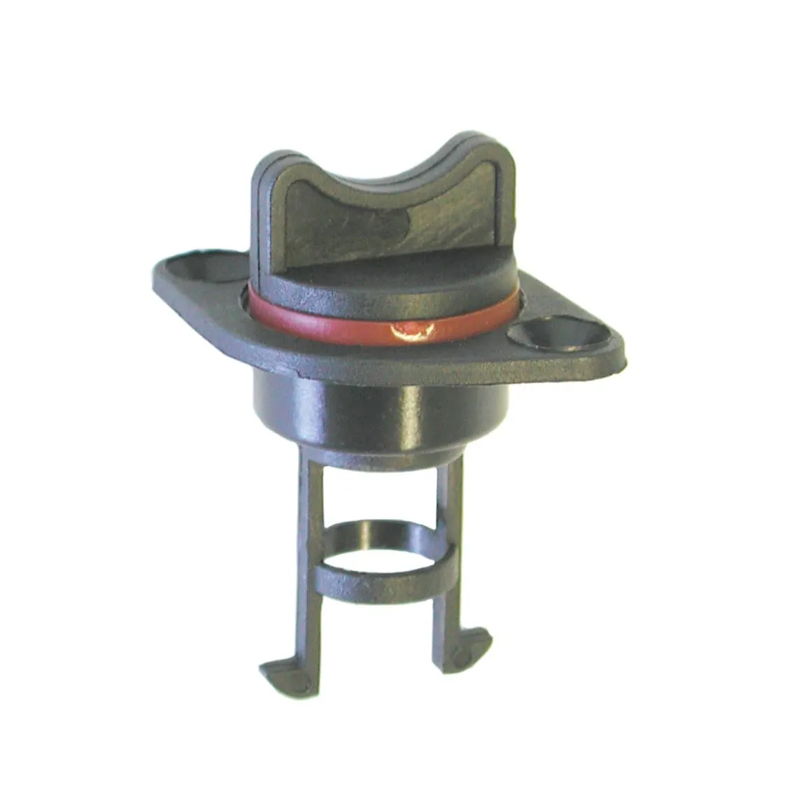 Nylon Drain Plug for Boats - 3/4 Inch (Black)
