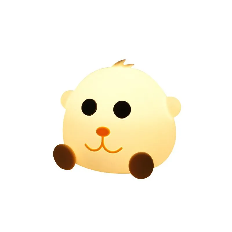 Cat Silicone Night Light Touch Sensor 7 Colors USB