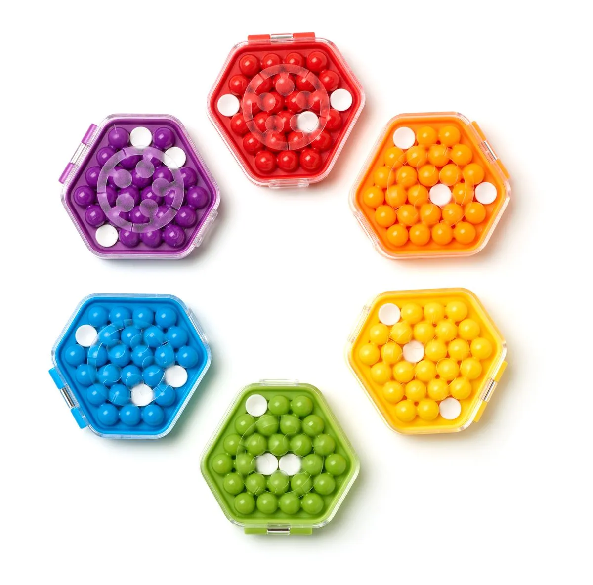SmartGames IQ Mini Hexpert - Pocket-Size Hexagonal Puzzle Game