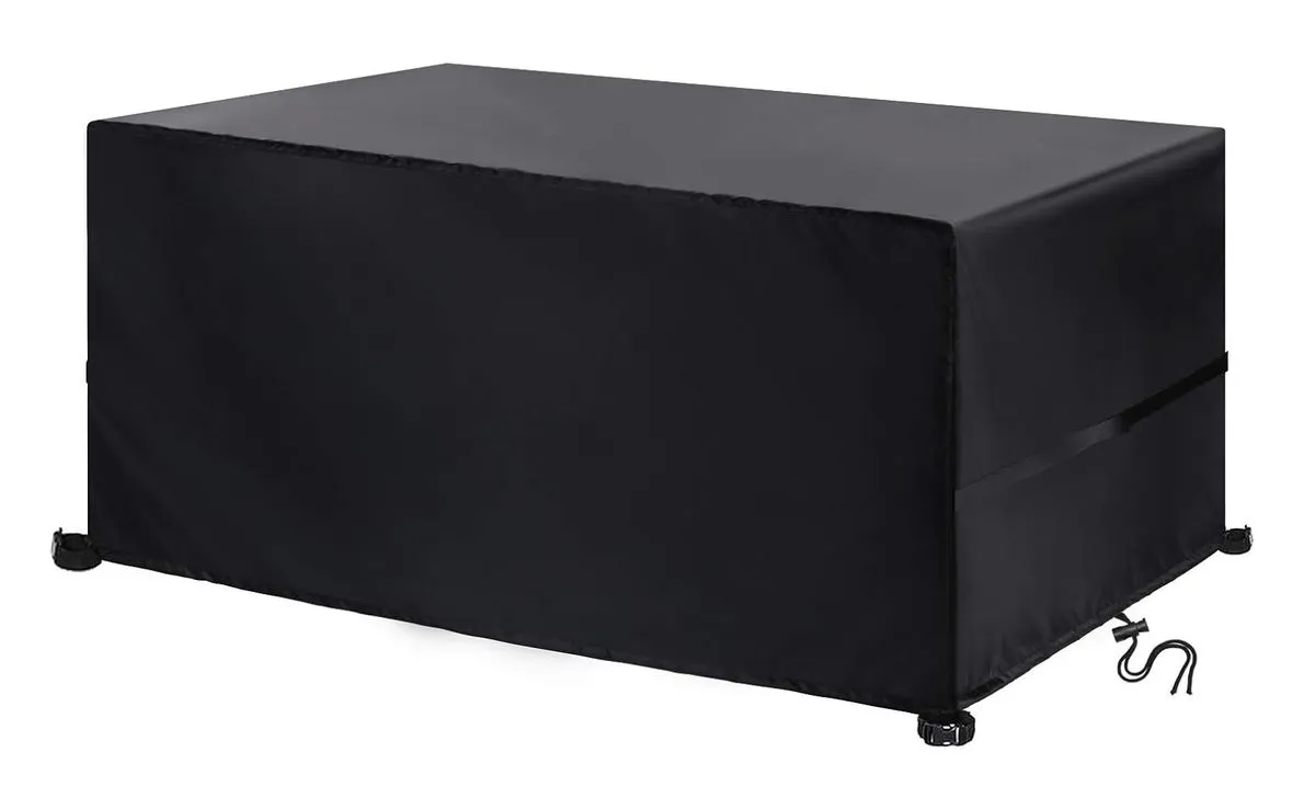 Outdoor Garden Furniture Cover 150cm x 90cm x 75cm Black