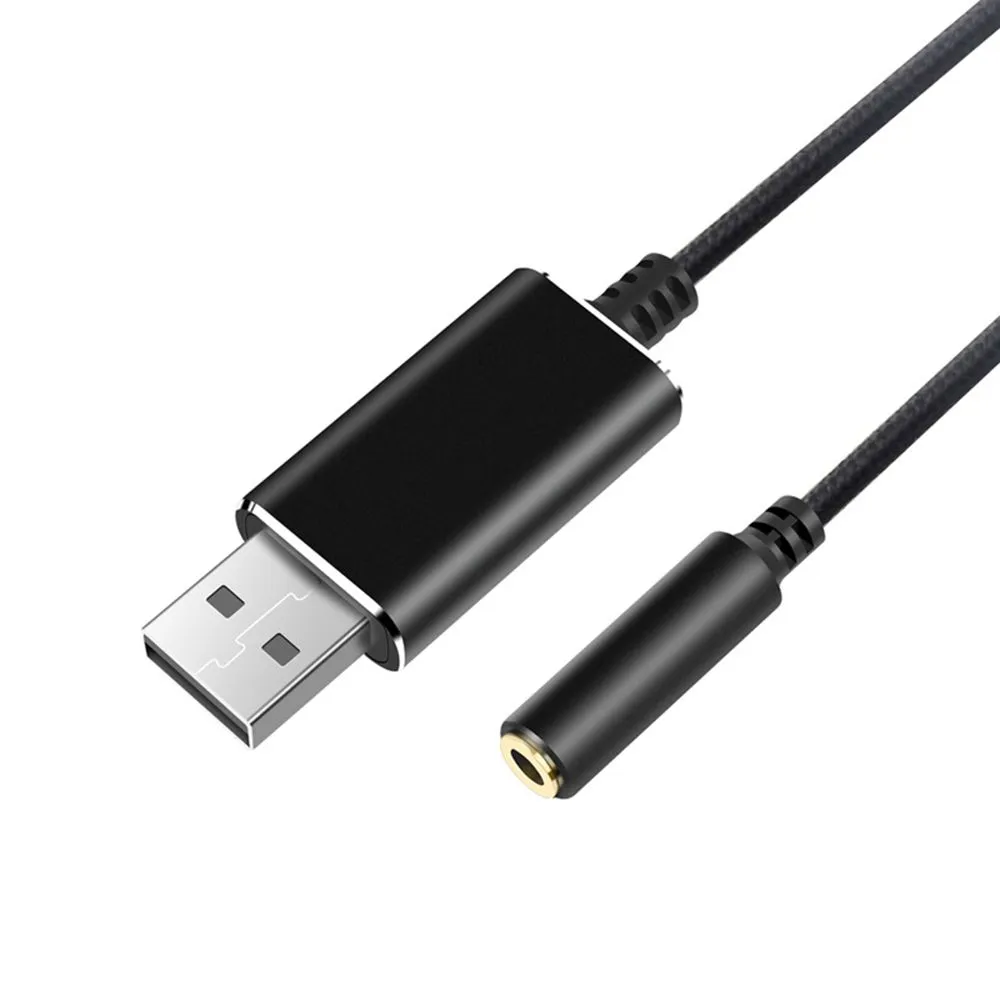 Multifunctional Portable USB External Sound Card Audio Adapter