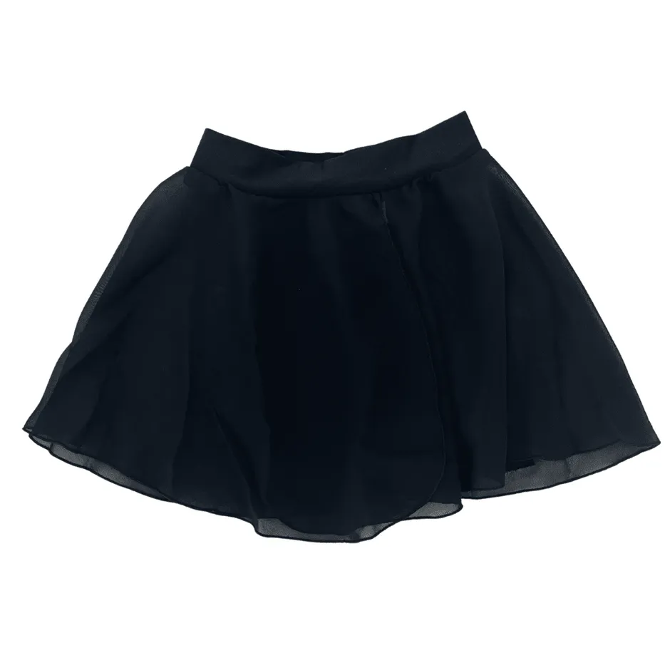 Black Ballet Chiffon Skirt Kids