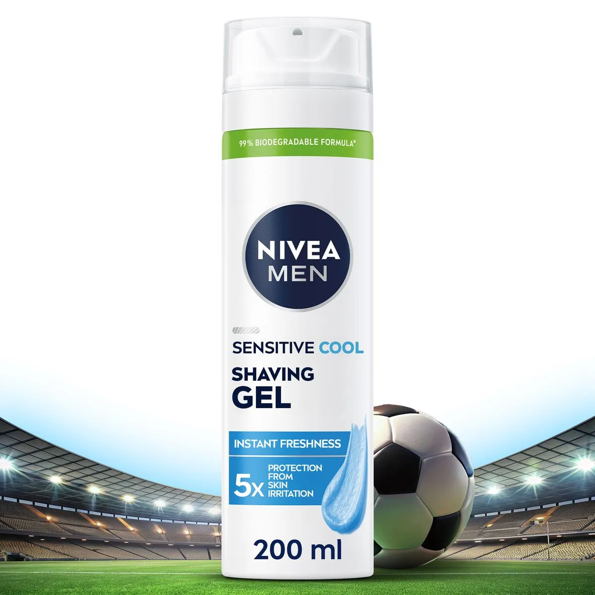 NIVEA MEN Sensitive Cool Shaving Gel, with Chamomile, 200ml