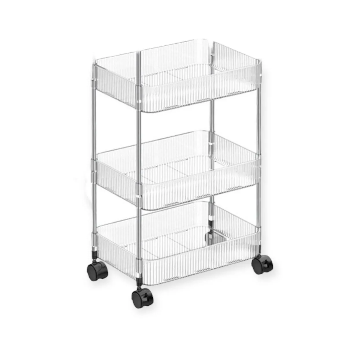 3 Tier Rolling Cart with Wheels