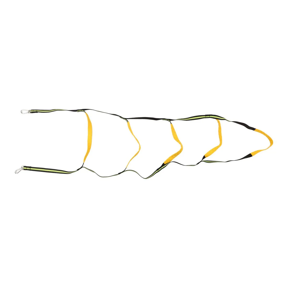 Portable Universal Boat Rope Ladder with Climbing Buckle Green