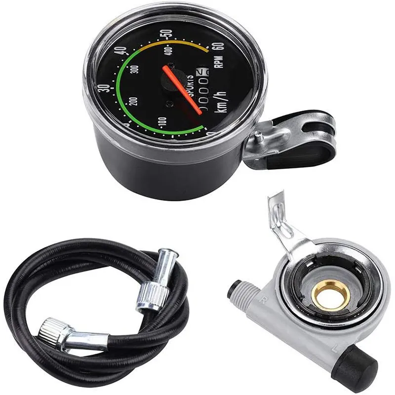 Mechanical Bike Speedometer, Bicycle Computer Speedometer