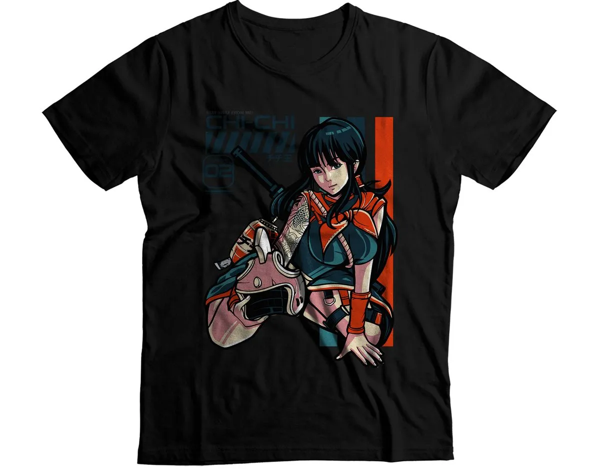Chichi Dragon Ball Z Martial Arts Princess Graphic T-Shirt