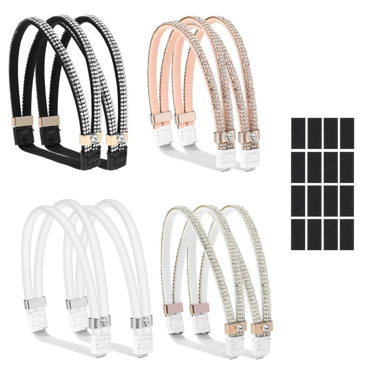 4 Pairs Ankles Anti-Loose Straps, Elastic High Heels Shoe Straps