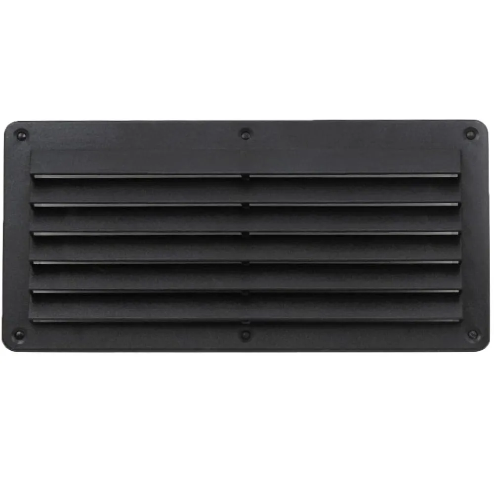 Tool DIY Plastic Air Ventilation Grille Cover - 26cm - Black