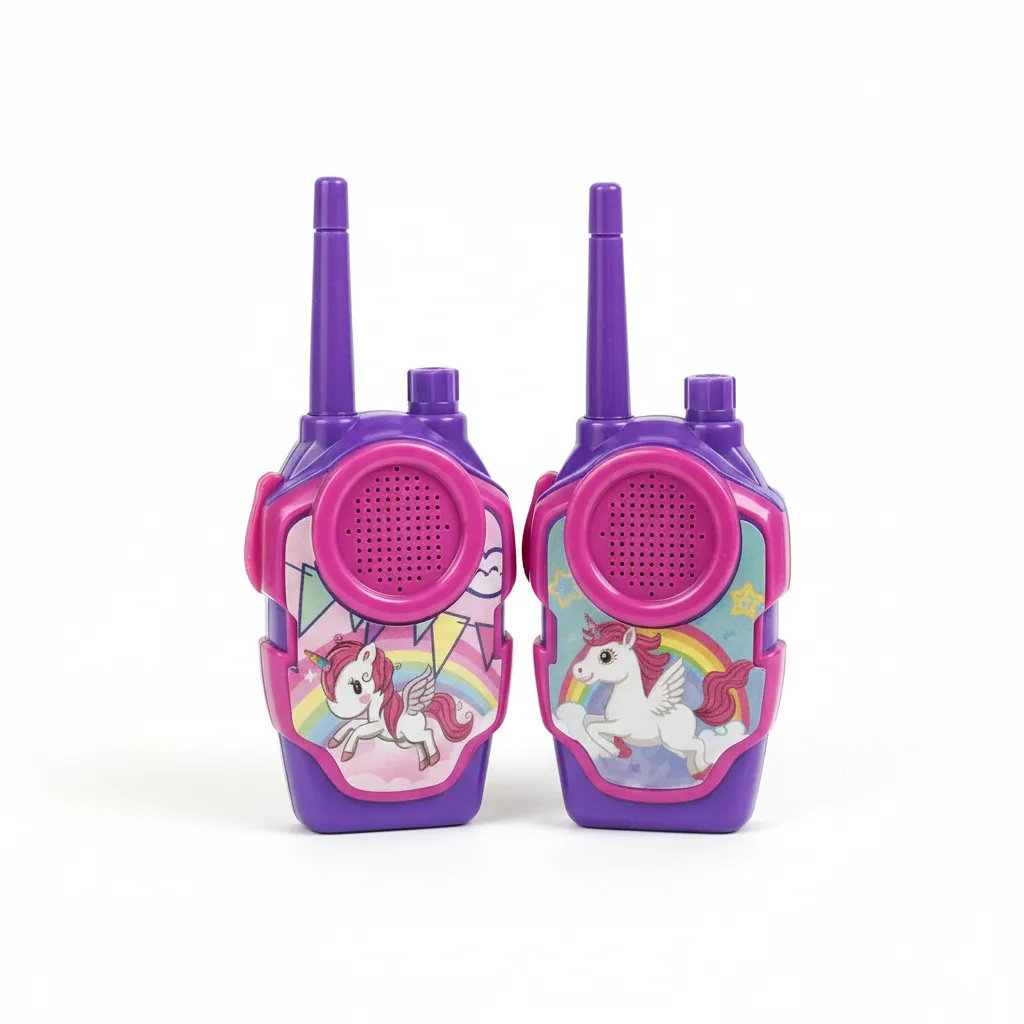 Kids Walkie Talkies - Fun 2-Way Radios for Girls & Boys - Outdoor Toy - Pink