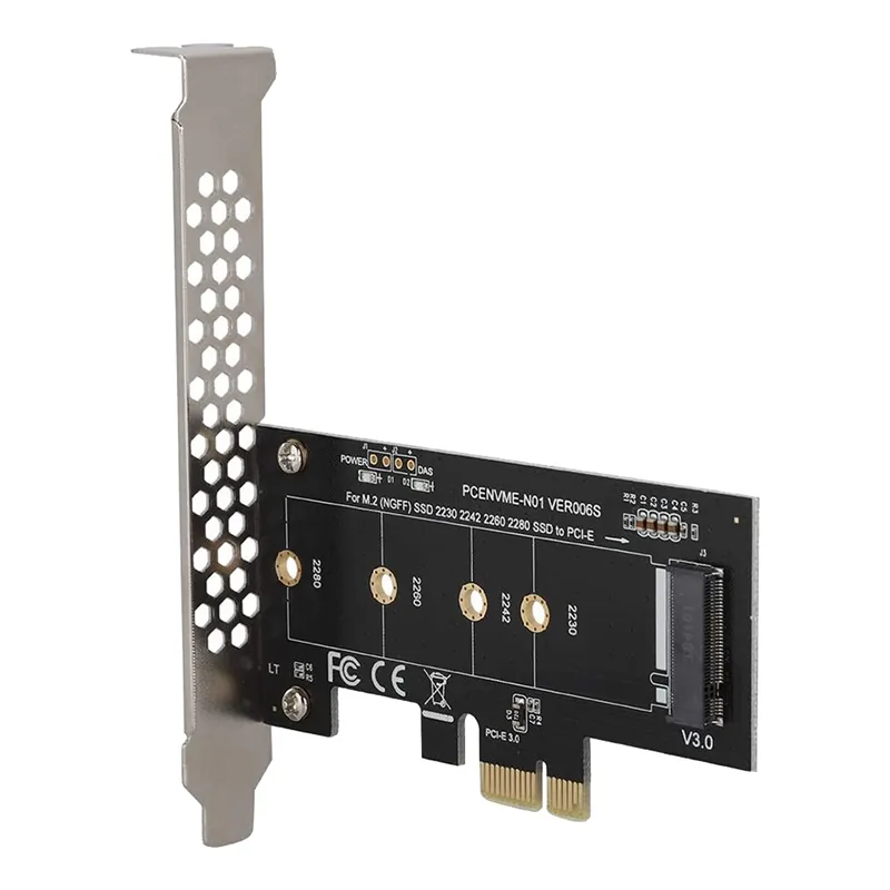 M.2 PCIe Adapter, M.2 to PCI E3.0 X1 Expansion Card, for Desktop PCI