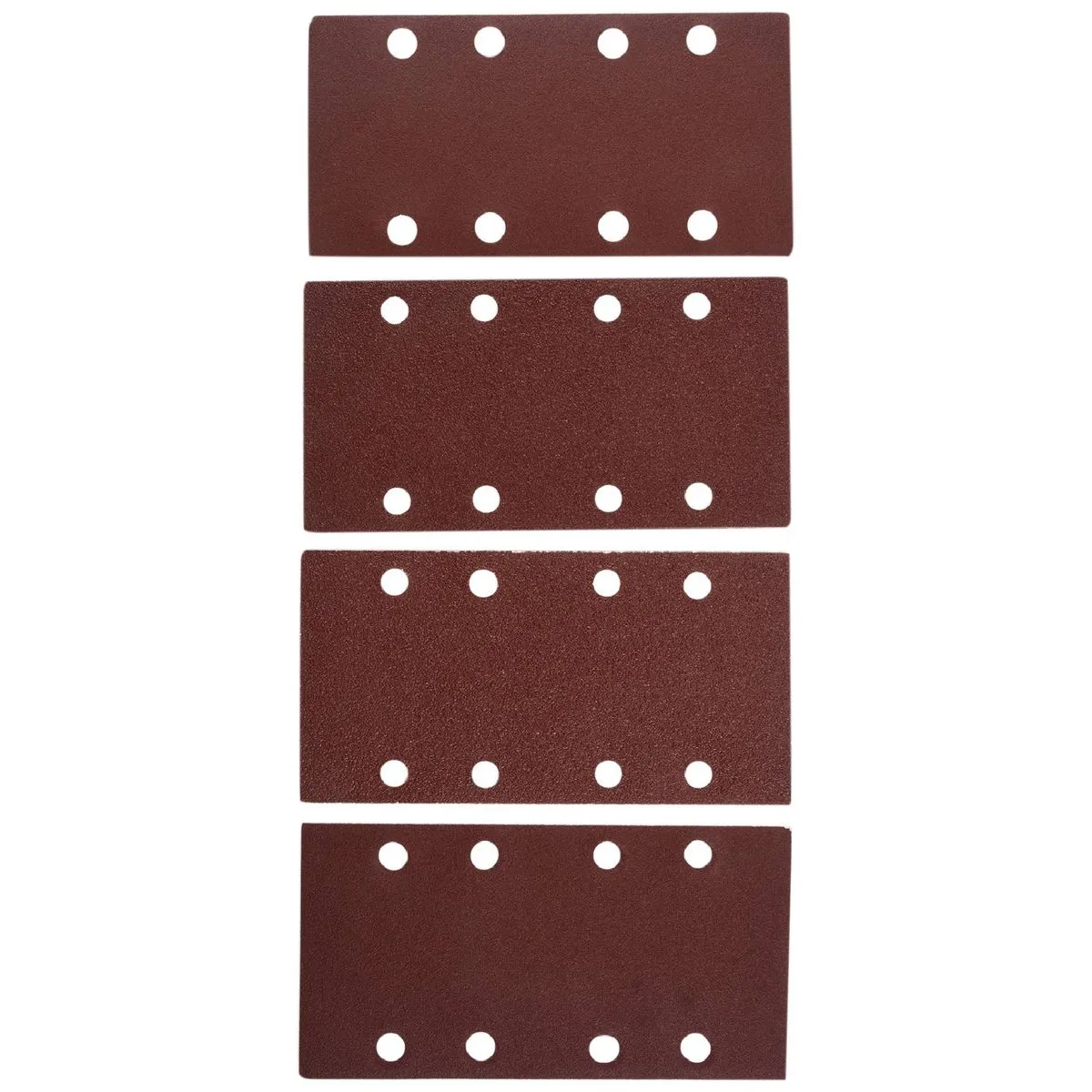 25 Pcs Sanding Pads 93x185Mm Grits 40/60/80/120 Fit Compatible with None