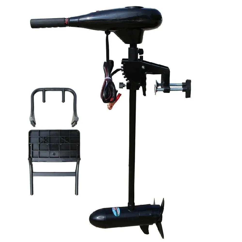 Outboard Motor For Boat - Solar Marine - 12V 60lb. Electric Trolling Motor